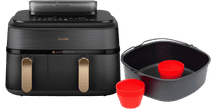 Philips 5000 Series Dual Basket NA552/00 + Master Baking Set Philips dual basket airfryer