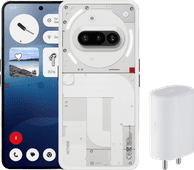 Nothing Phone (3a) 256GB White 5G + Nothing Power Delivery Charger 45W White Phone with the best camera