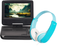 Denver MT 792 + JVC HA-KD7 Blau Tragbaren DVD-Player