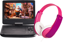 Denver MT-1097 + JVC HA-KD7 Rosa Tragbaren DVD-Player