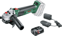 Bosch UniversalGrind 18V-75 + Bosch Starter Set 18V 2.5Ah Battery Angle grinder