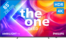 Philips Ambilight 85 inches PUS9000 QLED 4K (2025) TV with a pivotable base