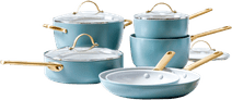 Greenpan Padova Reserve Topf-/Pfannenset 10-teilig Sky Blue Kasserolle