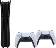 PlayStation 5 Slim Digital Edition + Cover Schwarz + Zusätzlicher Controller Weiß PlayStation 5 Pro oder Slim