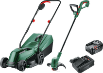 Bosch EasyMower 18V-32-200 + Bosch EasyGrassCut 18 + Bosch Starterset 18V 4,0 Ah Bosch Akku-Rasenmäher