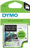 DYMO Flexible Nylon 12mm x 3.5m Black White Labels Dymo label