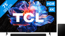 TCL 75 Zoll LED P61K 4K (2025) + TCL Q65H Fernseher mit AirPlay