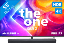Philips Ambilight 55 inches PUS9000 QLED 4K (2025) + JBL Soundbar 300 M2 Black Medium-sized QLED TV
