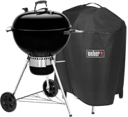 Weber Master-Touch GBS E-5750 57cm Black + Weber Premium Cover 57cm Charcoal barbecue