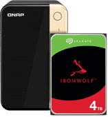 QNAP TS-264-8G + Seagate Ironwolf 4TB NAS Set