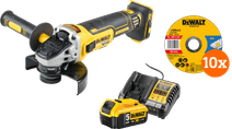 DeWalt DCG405NT-XJ 5,0-Ah-Akku Komplettpaket Winkelschleifer