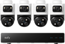 eufy PoE Sicherheitssystem + NVR + S4 4er-Pack Überwachungskamera ohne Abonnement