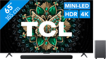 TCL 65 inches QD Mini-LED C61K 4K (2025) + TCL S55H 2.1 Soundbar TV with Google TV