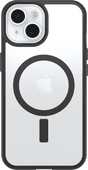 OtterBox React iPhone 15, 14, and 13 Back Cover with MagSafe Magnet Transparent Black Edge iPhone 13 case
