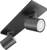Philips Hue Runner Aufbauspot White Ambiance - 2 Spots - Schwarz + Dimmer Schwarze Philips Hue Lampe