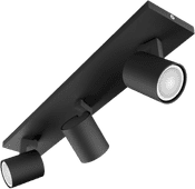 Philips Hue Runner Aufbauspot White Ambiance - 3 Spots - Schwarz + Dimmer Schwarze Philips Hue Lampe