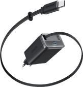 Anker Nano Ladegerät mit USB-C-Anschluss und Kabel 35 W Schwarz Apple iPhone 15 Ladegerät
