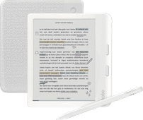 Kobo Libra Colour Weiß + Kobo Stylus 2 Wasserbeständigen eBook-Reader 