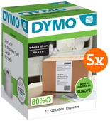 DYMO LabelWriter Extragroße Etiketten 104 x 159 mm 5er-Pack Etikett