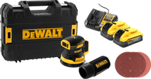 DEWALT DCW210NT-XJ 5.0Ah POWERSTACK Battery (2x) Complete Pack Sanders with dust extraction