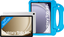 Samsung Galaxy Tab A9 Plus 11 Zoll 6GB/128GB Wi-Fi Silber + BlueBuilt Kids Cover Blau Android Tablet für die Familie