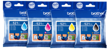 Brother LC-521 Patrone Multipack Patrone für Brother Drucker