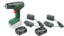 Bosch EasyDrill 18V-40 2.5Ah Battery (2x) Starter Pack Bosch Green drill