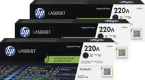HP 220A LaserJet Toner Schwarz (3 Stück) Toner für HP Drucker