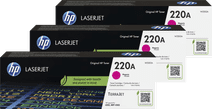 HP 220A LaserJet Toner Magenta (3 Stück) Toner für HP Drucker