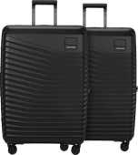 Samsonite Intuo Expandable Spinner 75 cm Doppelpack Black Großen Koffer
