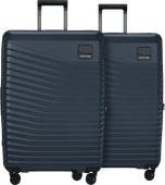 Samsonite Intuo Expandable Spinner 75 cm Doppelpack Blue Nights Großen Koffer