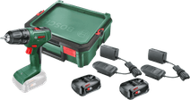 Bosch EasyDrill 18V-40 2.5Ah Battery (2x) SystemBox S Starter Pack Bosch Green drill