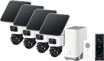 eufyCam S4 4er-Pack + HomeBase 3 + Video Doorbell E340 + Chime eufyCam S4