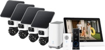 eufyCam S4 4er-Pack + HomeBase 3 + Video Doorbell E340 + Smart Display E10 eufyCam S4