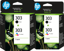 HP 303 4-Farben-Paket (2 Stück) Patrone für HP Tango Drucker