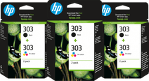 HP 303 4-color Pack (3 units) Cartridge for HP Tango printers