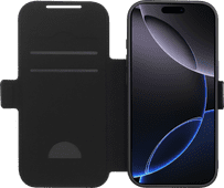 BlueBuilt Apple iPhone 17 Pro Book Case Leather Black Bluebuilt