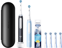 Oral-B iO 3 Doppelpack Schwarz und Blau Vorteilsset Orale B elektrische Duo Zahnbürste
