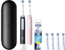 Oral-B iO 3 Doppelpack Schwarz und Rosa Vorteilsset Orale B elektrische Duo Zahnbürste
