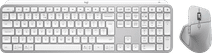Logitech MX Master 4 Light Gray + Logitech MX Keys S for Mac QWERTZ White Wireless mouse