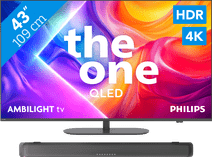 Philips Ambilight 43 inches PUS9000 QLED 4K (2025) + Philips TAB5109 TV with a pivotable base