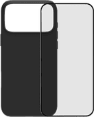 BlueBuilt Protective Backcover mit MagSafe iPhone 17 Pro Max Schwarz + BlueBuilt iPhone 17 Pro Max Panzerglas Backcover für Apple