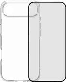 BlueBuilt Protective Backcover iPhone 17 Air Transparent + BlueBuilt iPhone 17 Air Panzerglas Hülle mit gutem Fallschutz