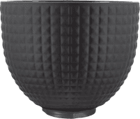 KitchenAid Rührschüssel aus Keramik 4,7 l 5KSM2CB5LS Black Studded KitchenAid Rührschüsseln für Küchenmaschine