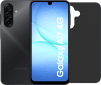 Samsung Galaxy A17 128GB Schwarz 4G + BlueBuilt Backcover Schwarz Smartphone mit NFC