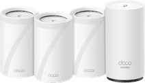 TP-Link Deco BE65 WiFi 7 Mesh 3-Pack + Deco BE25 Outdoor Mesh WiFi system for a freestanding house