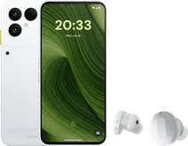 Fairphone 6 256GB Weiß 5G + Fairphone Fairbuds True Wireless Earbuds Weiß Handy mit 5G