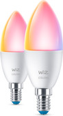 WiZ Candle Light - White and Colored Light - E14 - 2-pack Smart lamp