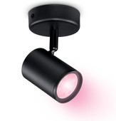 WiZ 1 Spot Imageo Schwarz - Weiß- und Farblicht - GU10 Smart-Lampe mit WLAN