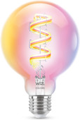 WiZ Globe Filament - Weißes und farbiges Licht - E27 - Transparent Smart-Lampe mit WLAN